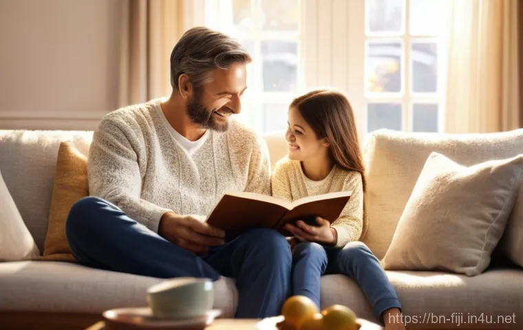 피지에서 국제 운전 면허증 사용 여부 - **Prompt:** A heartwarming scene of a family reading together in a cozy, sunlit living room. The fat...